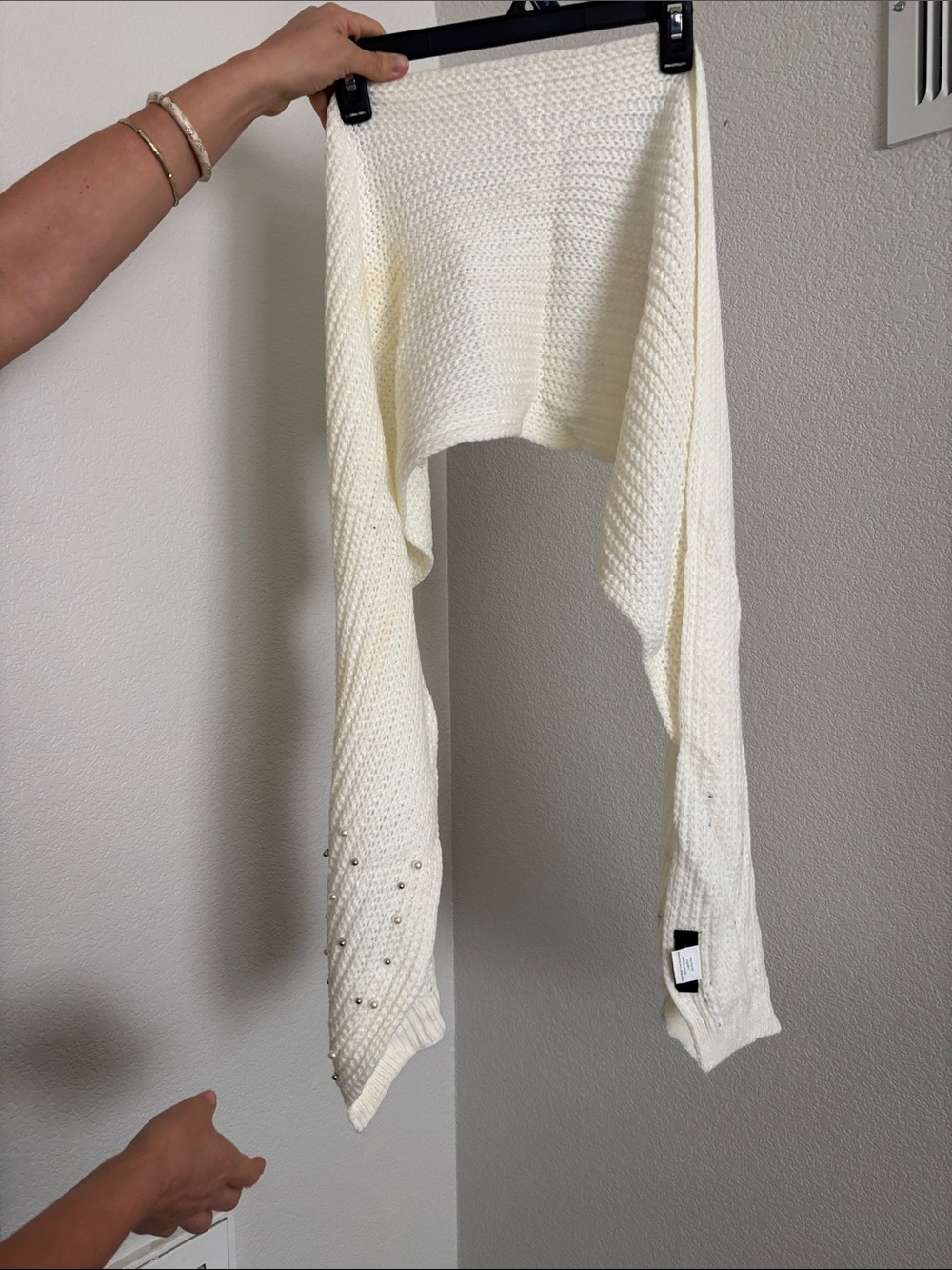 Knit Scarf with beads